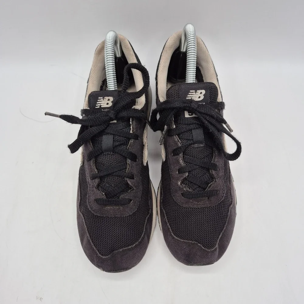 New Balance 515 Shoes Boys Size 5 Black Suede Mesh Running Sneakers GC515BLK